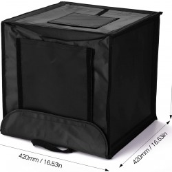 Multifunctional Soft Box Kit 0.4m LED Lighting Portable Photo Light Modifier Light Photography Accessory With Backdrops