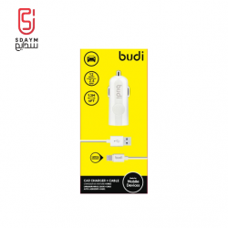  Budi Car Charger with IPHONE lightning cable 12W-2.4AMP 1.2M M8J062L