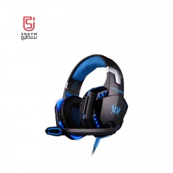 Indro G2000 headset headset notebook desktop game music headset bass with microphone Blue