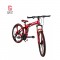 Land Rover 26 inch folding bike with disc brakes and 21 speeds - Multi Color