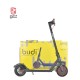 Budi Unisex Foldable Electric Scooter with E-ABS Braking App Support