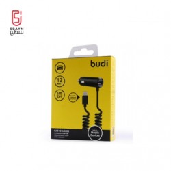 Body charger with built-in Lightning connector braided, with USB port, 12 watt, 1.8 m, (m8j186)