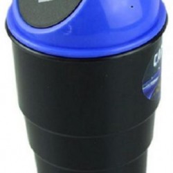  Car Trash Can, Plastic Portable Door Garbage Bin Cup Holder with Lid for Dust Rubbish Bag