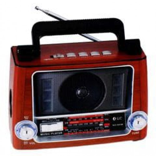 Bluetooth Radio Speaker Brown/Black/Silver
