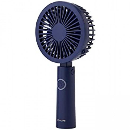 Rechargeable hand fan 3 different speeds with a mounting base