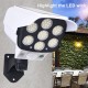 Pepisky Solar Sensor Wall Light Solar LED Fake Camera - Master Simulation Camera with Remote Control IP65 Waterproof for Patio Porch Garage