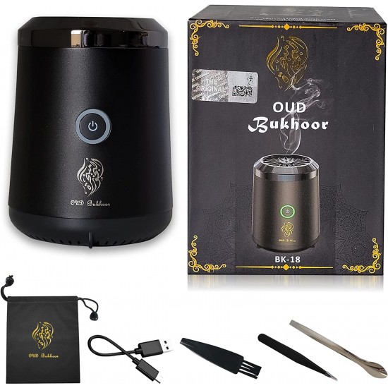 Lux Electric Incense Aroma Diffuser with Long Lasting Rechargeable Battery Great Gift for Home, Car, Camping, Desert Travel