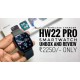 ساعة شبيه ساعة ابل hw22 pro الاصدار السادس مقاس 44 تدعم شحن الوايرلس